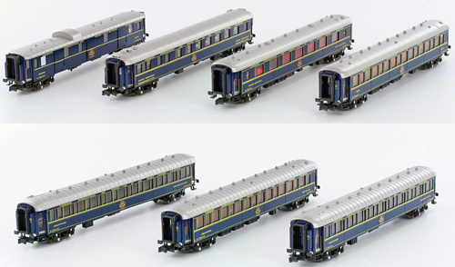 Kato HobbyTrain Lemke K23217 - 7pc Orient Express Car Set of the CIWL